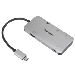 USB-C Multi-Port Single Video Adapter and Card Reader with 100W PD Pass-Thru