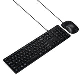 Full-Size Wired EcoSmart® Keyboard & Mouse Combo