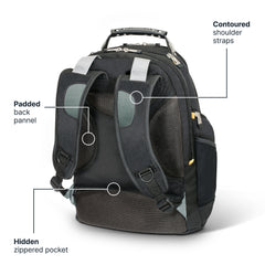 17" Drifter II Laptop Backpack (Black/Gray)