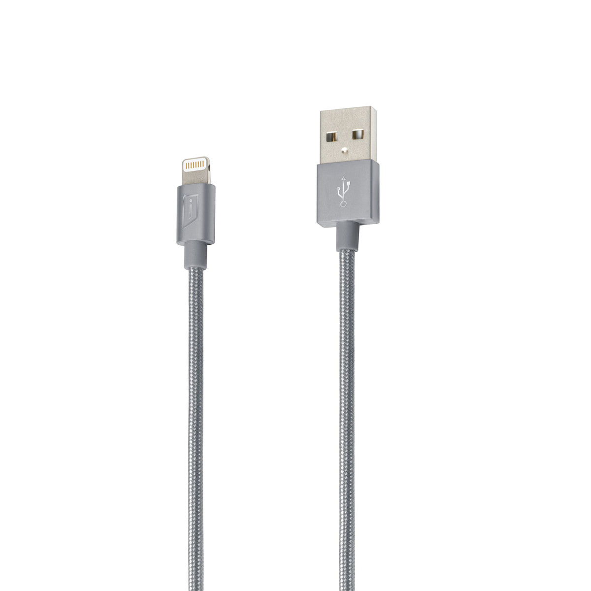iStore Lightning Charge 4ft (1.2m) Braided Cable (Space Gray)