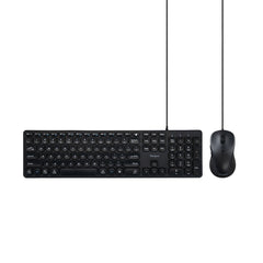 Full-Size Wired EcoSmart® Keyboard & Mouse Combo