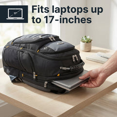 17" Drifter II Laptop Backpack (Black/Gray)